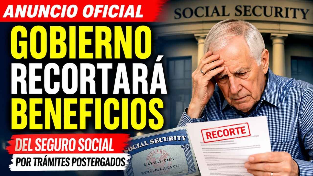 Anuncio oficial | Gobierno recortará beneficios del Seguro Social por trámites postergados