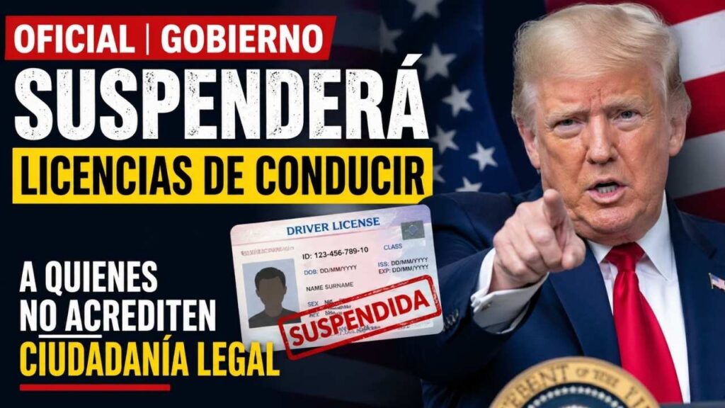 Oficial | Gobierno suspenderá licencias de conducir a quienes no acrediten ciudadanía legal