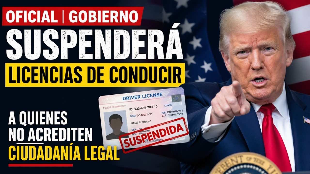 Oficial | Gobierno suspenderá licencias de conducir a quienes no acrediten ciudadanía legal