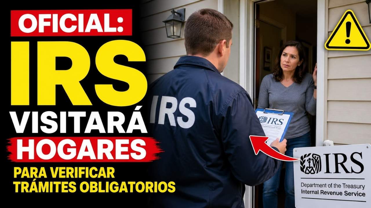 Oficial: IRS visitará hogares para verificar trámites obligatorios